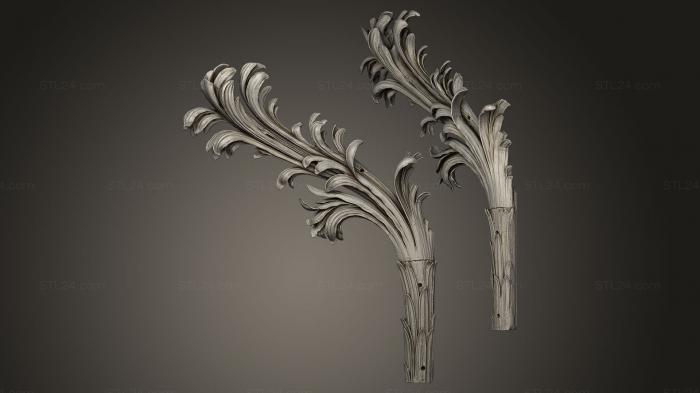 Carved Decors (Flower Bedroom, CARVD_0002) 3D models for cnc